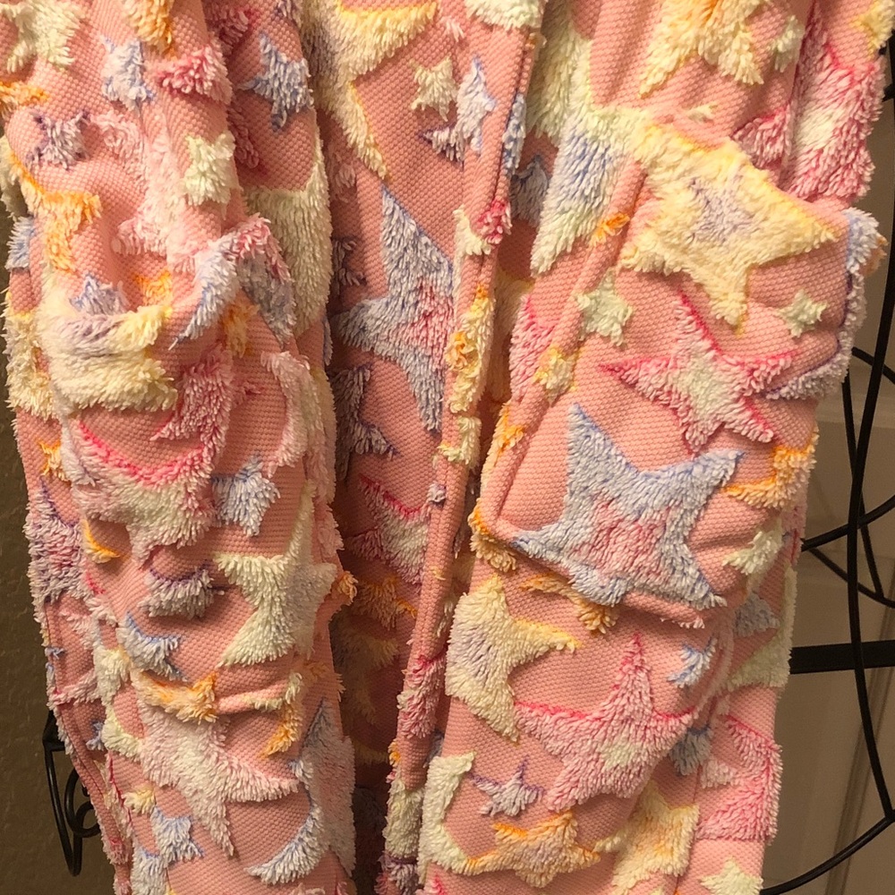 Cozy Kids Star Pattern Pajama Robe L NWOT - Picture 4 of 5
